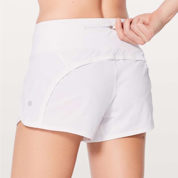 lululemon athletica Pants - Lululemon Run Times Shorts (original) White Size 12